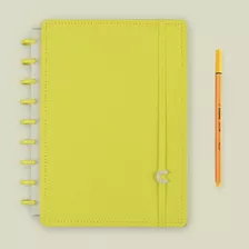 Caderno Inteligente Médio Color All Yellow