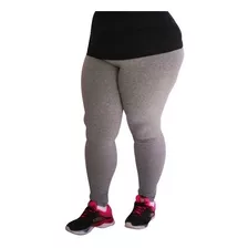 Kit 7 Calças Legging Suplex Plus Size G1 G2 G3 Cós Alto