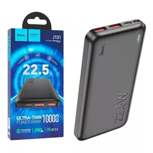 Power Bank Hoco 10000mah 22.5w Cargador Portatil Carga Rapid Color Negro