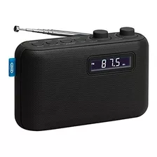 Jensen Reloj Despertador Home Audio Radio Color Negro Sr50