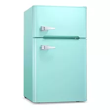 Refrigerador Compacto Estilo Retro Vintage Color Menta