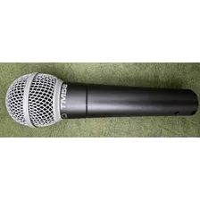 Microfone Superlux Tm58 Dinâmico Cardioide Cor Preto/pratead