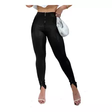 Calça Montaria Feminina Social Legging Cintura Alta 3 Ziper