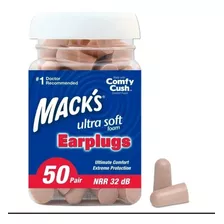 Protetor Auricular Ultra Soft 33db 50 Pares Mack's Earplug