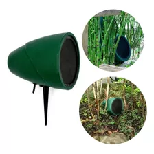 Caixa De Som Ambiente Spot Garden Verde Par Ms Audio