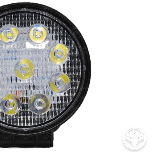 Par Faros 9 Led Con Estrobo Auxiliares 27w Jeep 4x4 Foto 7