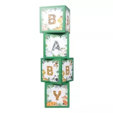 Caja De Regalo Baby Shower Decorations, Caja De Regalo, 4 Pi