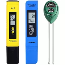 Vivosun, Medidor De Temperatura Y Ce Tds 3 En 1, Combinado D