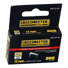 4 Cajas De Broches Grapas 12x10,6x0,7mm P/engrampadora X500u