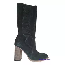 Botas Bucaneras Sarkany De Gamuza, Impecables! Número 40