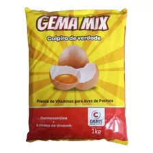 Gema Mix Cantaxantina 1kg Kit 10un Vit Aves De Postura