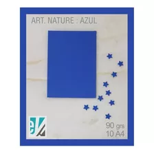 Art Nature : Pack X 10 Hojas A4 De 90 Gr : Color Azul