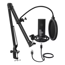 Fifine Studio Microfono Kit Ajustable Para Caster Y Youtuber