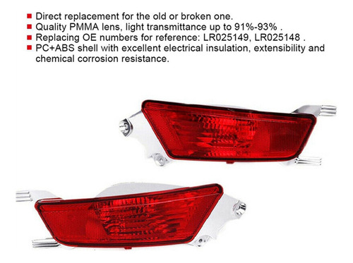 Luz Parachoques Trasero Para Land Rover Range Rover Evoque 2 Foto 4