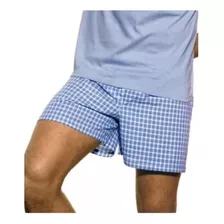 2 Shorts Tipo Pijama Cueca Samba Canção Algodão Presidente