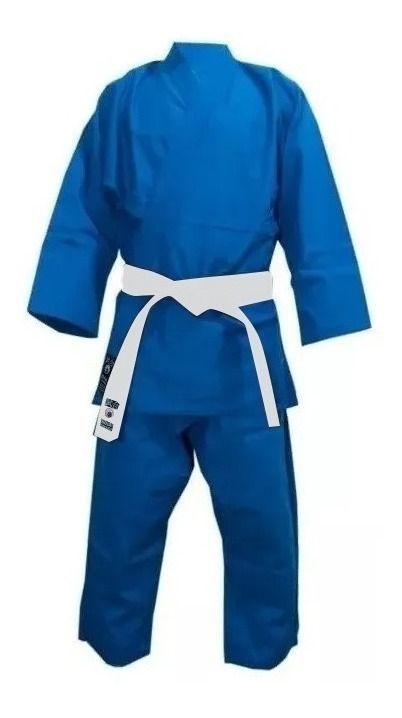 Judogi Traje Judo Uniforme Azul Shiai Judoguis Talle 5-7 Cke