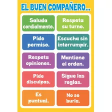 Poster Educativo El Buen Compañero A3+ Fotográfico