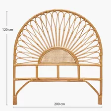 Respaldo King Sunset Rattan Form Color Natural