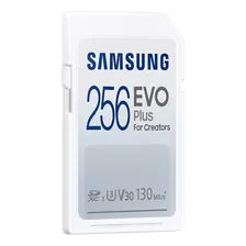 Tarjeta Sd Samsung Evo Plus 256gb U3 V30 4k Hd 130mbs