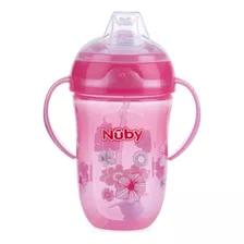 Nuby 360 - Taza Cómoda Con 2 Asas, Niña, 9 Onzas (el Color P