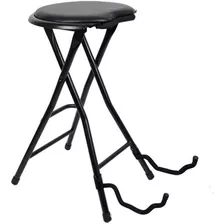 Taburete Plegable Gist300 Con Soporte De Guitarra Incor...