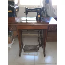 Máquina De Coser Antigua Singer A Pedal Solo Falta Un Cervi