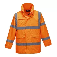 Campera Parka Reflectiva Naranja - Mundo Trabajo