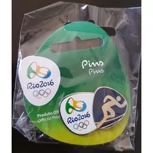 Pin Oficial Pictograma Atletismo Olimpiada Rio 2016