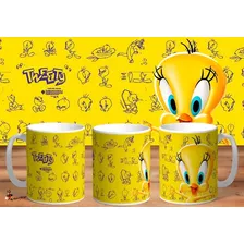Taza De Ceramica Looney Tunes Tweety