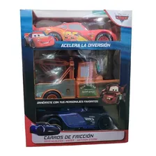 Cars Set Rayo Mcqueen, Jackson Storm & Mate Fricción Disney