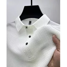 Camiseta De Manga Corta De Punto De Seda Para Hombre