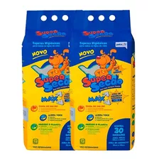 Kit 2 Tapete Higiênico Cães Super Secão Max Petix C/30 Un