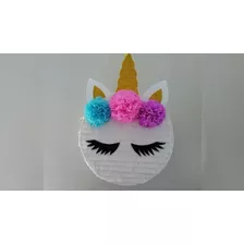 Piñata De Cumpleaños Y Fiestas Unicornio 2 Circular 40