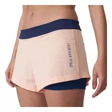 Shorts Feminino Fila Comfortech - Laranja