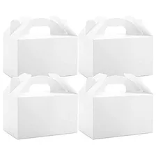 48 Paquetes De Cajas Blancas Regalos, Cajas De Favor Fi...