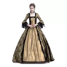 Vestido Elegante Adulto Encaje Medieval Catrina Cosplay