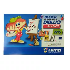 Block De Dibujo Luma N° 6 Blanco