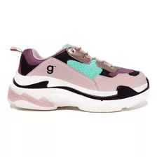 Zapatillas Gummi Balen Mujer Sneakers Urbana Livianas Moda