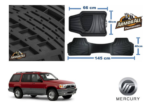 Tapetes Uso Rudo + Cajuela Mercury Mountaineer 97 A 01 Armor Foto 2