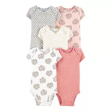 Kit 5 Body Floral Carters - 18 Meses