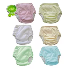 Bebê Fralda Enxuta Reutilizável Calça Plástica Kit 5 Peças