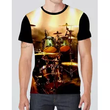 Camisa Camiseta Instrumento Musical Bateria Envio Hoje 15