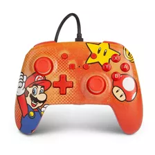 Mando Con Cable Powera Nintendo Switch Mario Vintage