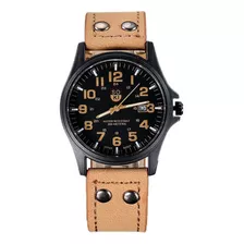 Relojes Militares De Cuero Para Hombre, Relojes Deportivos A