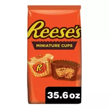 Reese's Miniaturas Milk Chocolate Peanut Butter Cups Doces 