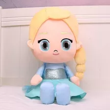 Boneca Pelúcia Elsa Baby Frozen Disney Infantil 30 Cm