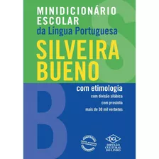 Livro Minidicionário Escolar De Língua Portuguesa Com Eti...