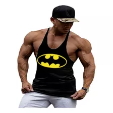 Playera Olimpica Gym Hombre Batmen Camiseta Fitness Masculin