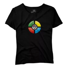 Camiseta Feminina Genius Anos 80 Geek Nerd Jogo Game Premium