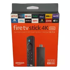 Amazon Fire Tv Stick 4k Max Controle De Voz 4k 8gb 2gb Ram